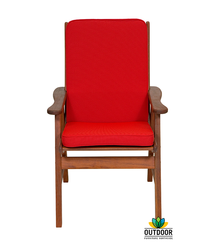 Chair Cushion Red - Outdoor Furniture Northside