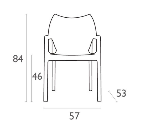 Diva-Chair-Dimensions