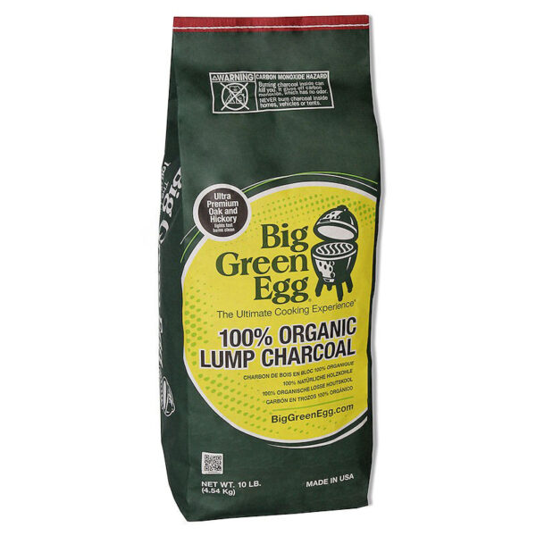 100 Natural Lump Charcoal Big Green Egg 4 5 9kg Bags Available   Big Green Egg Charcoal 4.5Kg 600x600 