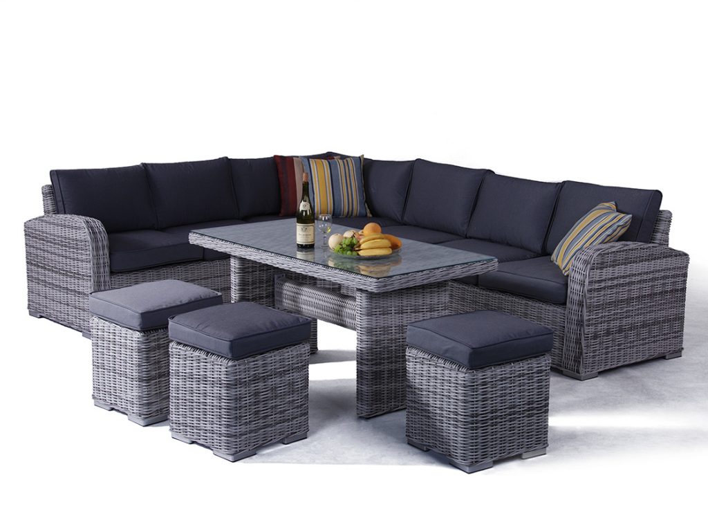 San Diego 6 Piece Corner Lounge Setting Outdoor Furniture & BBQ's