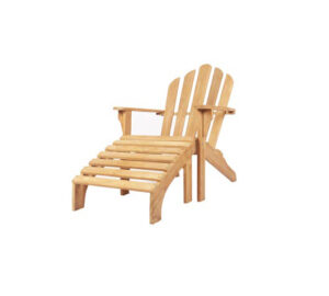 Adirondack-Chair-WIth-Stool
