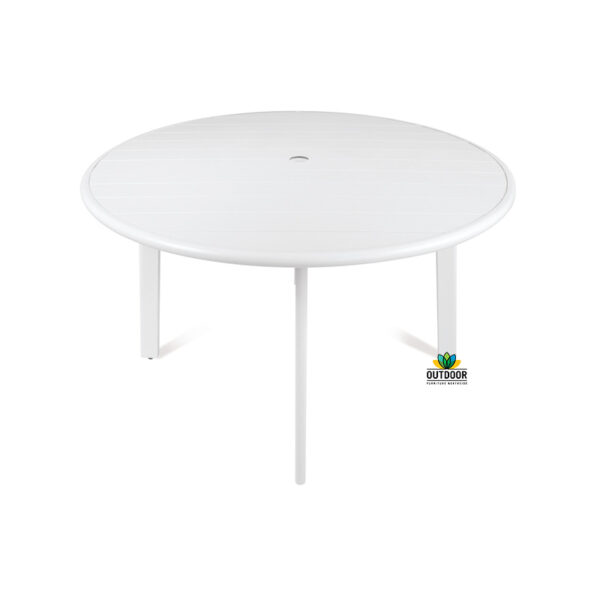 Avignon 120cm Round Table White