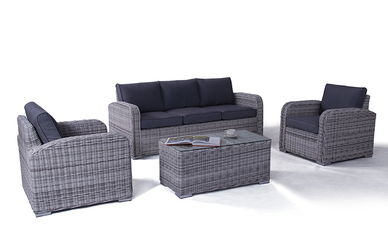 Miami 4 Piece Lounge Setting Outdoor, 4 Piece Wicker Outdoor Furniture