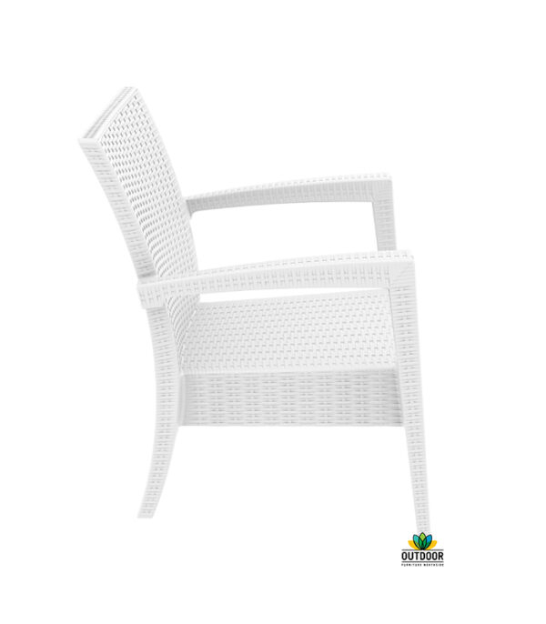 Tequila Lounge Armchair White