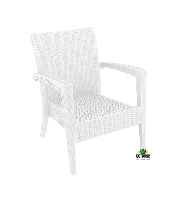 Tequila Lounge Armchair White