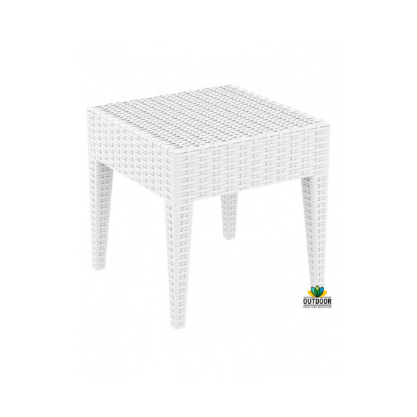 Tequila Side Table White