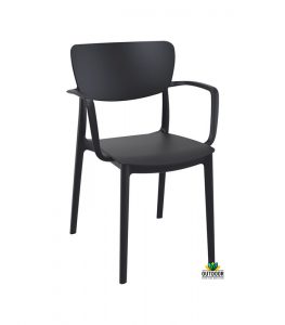 Lisa Armchair Black