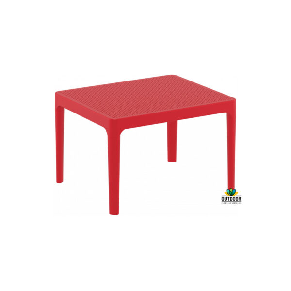 Sky Side Table Red