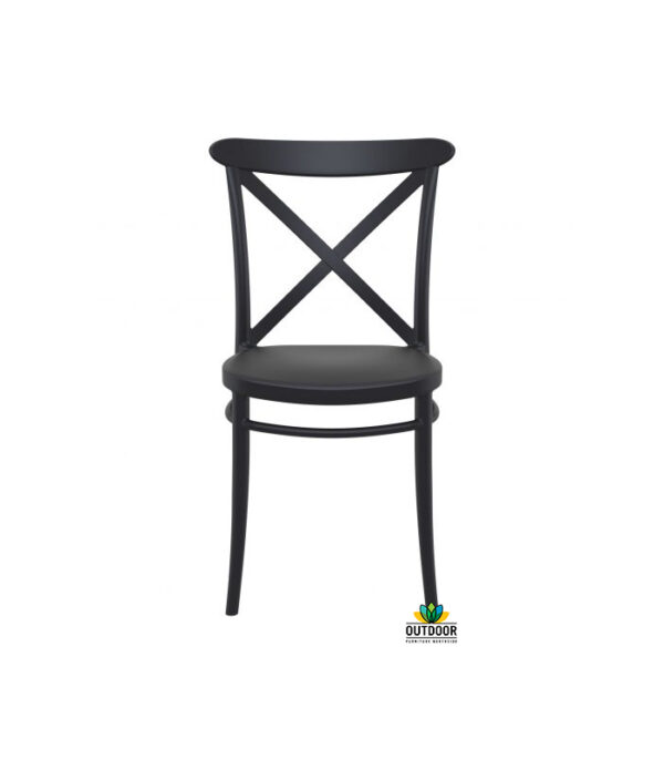 Cross Chair Black