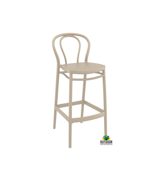 Victor Barstool Taupe
