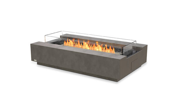 Cosmo EcoSmart Fire Table Natural Glass