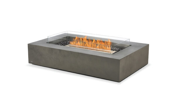 Wharf EcoSmart Fire Table Natural Glass