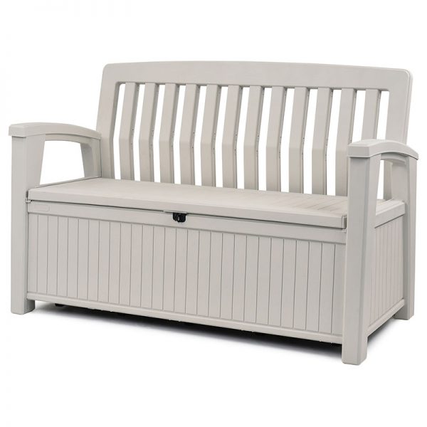 Patio Storage Bench Keter, Outdoor Furniture With Storage For Cushions