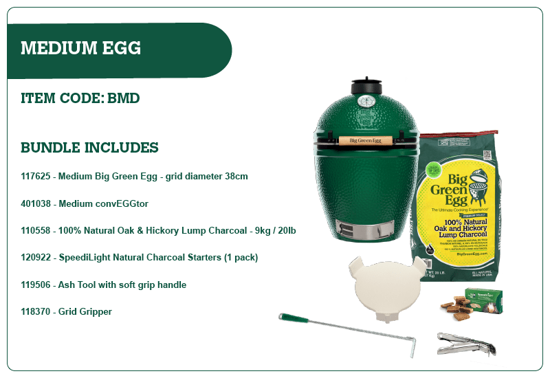 Big Green Egg Medium Egg Bundle – Outdoor Furniture and BBQ's