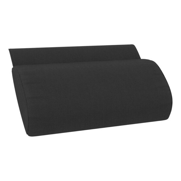 Slim Sunlounger Black Pillow Cushion