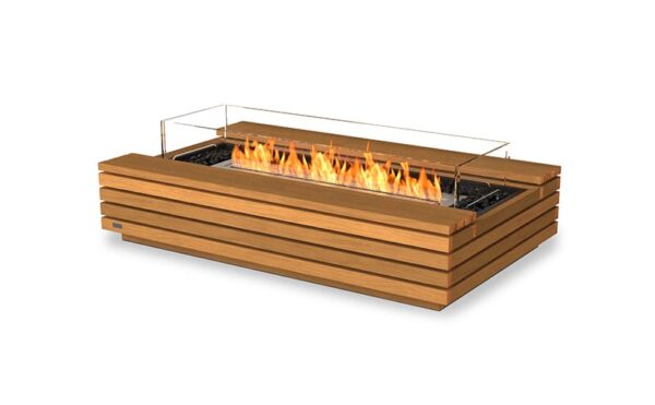 Cosmo-EcoSmart-Fire-Table-Teak-Glass
