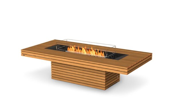 Gin 90 Chat Fire Pit Table Teak