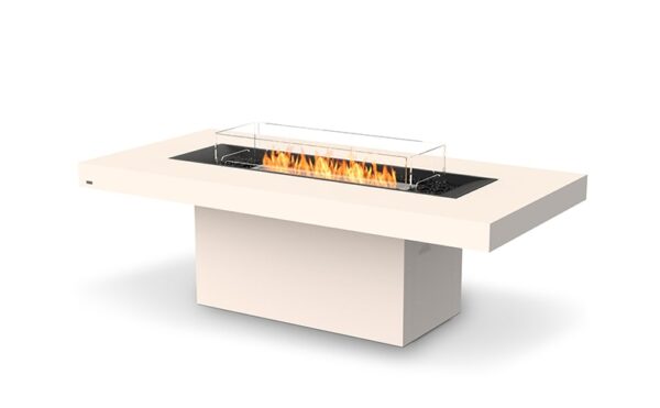 Gin 90 Dining Fire Pit Table Bone