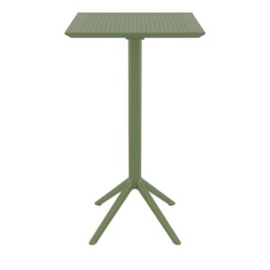 Sky Folding Bar Table 60 Olive Green
