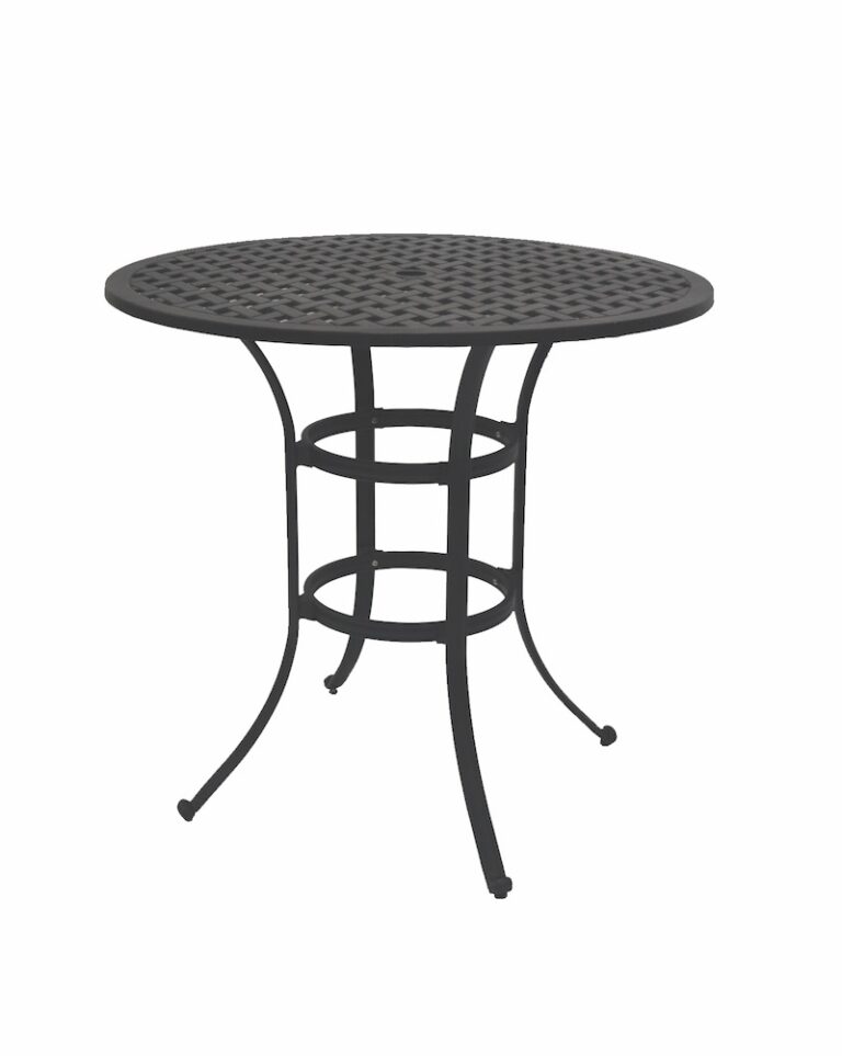 Cast Aluminium Round Bar Table Outdoor Furniture & BBQs