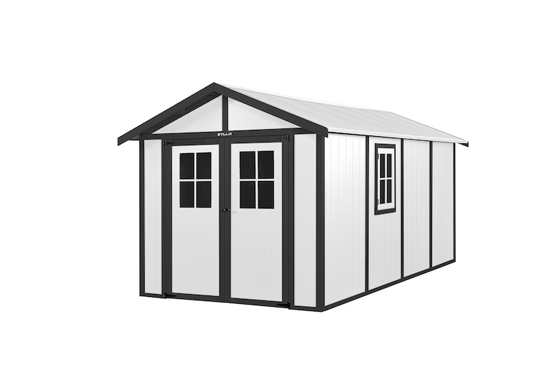 Brighton 8 X 16 Painted Shed - Outdoor Furniture And Bbq'S