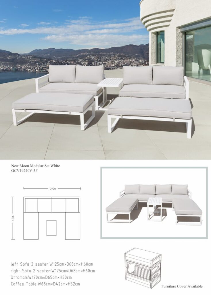 New Moon Modular New Moon Modular Setting - Outdoor Furniture & BBQs