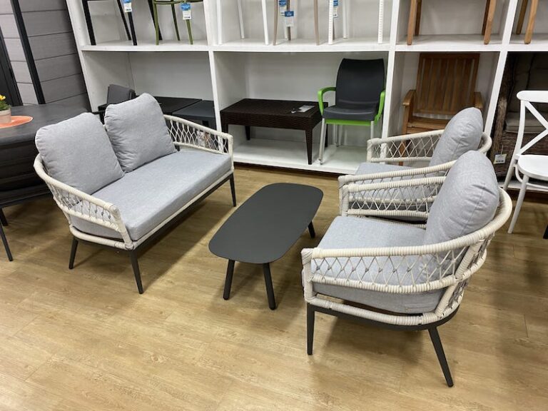 Noosa 4 Piece Lounge Setting Outdoor Furniture & BBQs